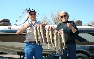 Walleyes Biting in Pierre