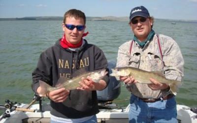 Walleyes biting in Pierre
