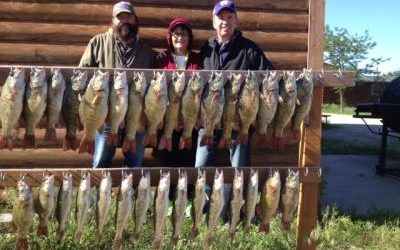 Lake Oahe Walleye and Smallmouth Bass June 1, 2015