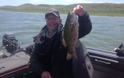 Lake Oahe Monster Smallmouth Bass Fishing June 3, 2015