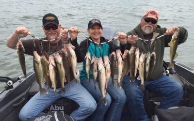 May 22, 2016. Kiger group. Nice Walleyes