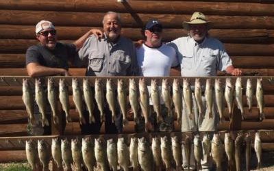 Day 2 Catch on Oahe – 2 boats