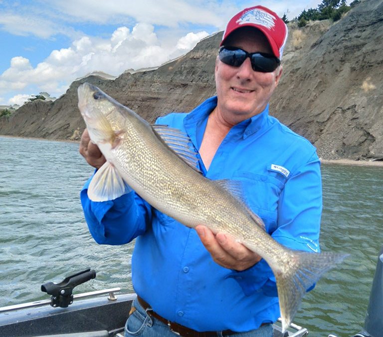 The walleye bite is heating up.