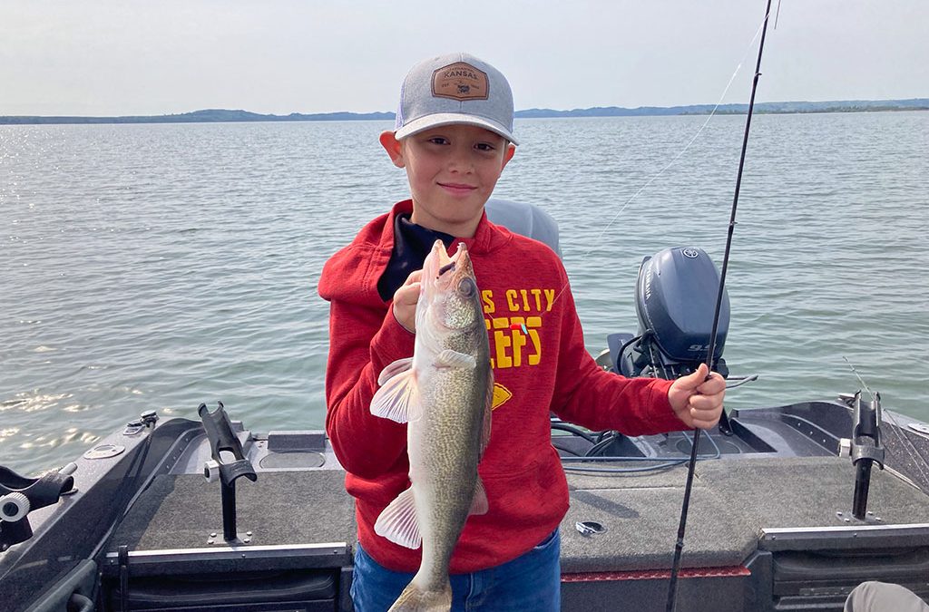 Mason catches his biggest walleye