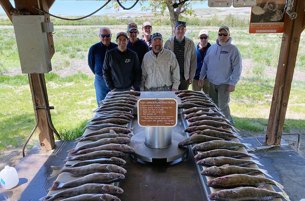 Montana anglers catch walleye